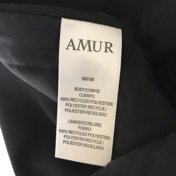 Amur Revolve Valentina Black Lace Dress 4 - Picture 8 of 8